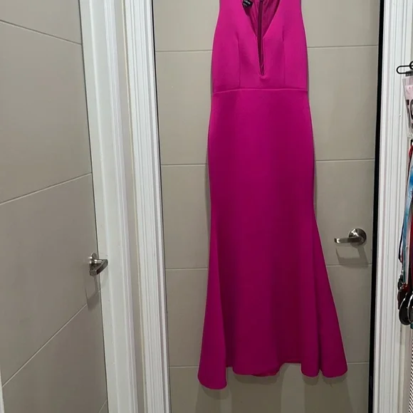 Bebe Hot Pink Sleeveless Dress - Picture 2 of 10